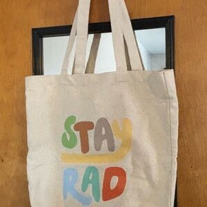 Stay Rad Canvas Tote Bag